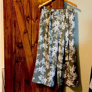 Silk summery pants. Bell bottom